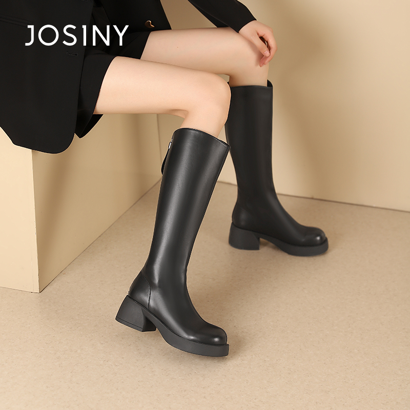 卓诗尼时尚新款保暖长靴