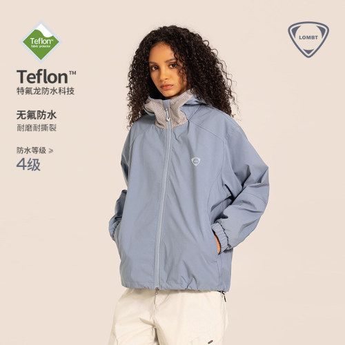 LOMBT户外防水耐磨冲锋夹克男女