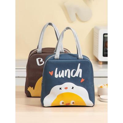 饭盒饭袋子手提防水保温装碗袋小学生带饭的儿童便当专用饭包餐包