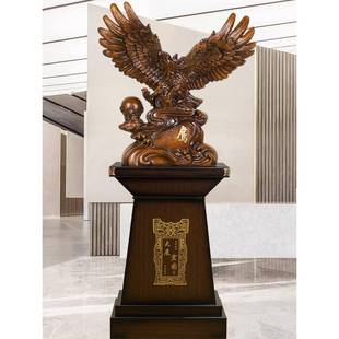 酒店开业礼物公司乔迁贺礼大展宏图老鹰摆件办公室大型落地装饰品