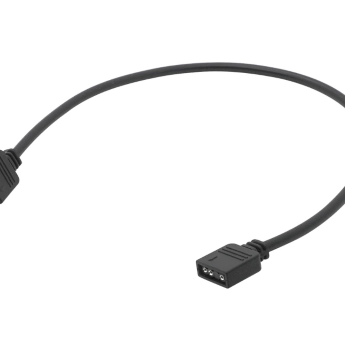 电脑机箱RGB主板接口扩展延长线5V3针 12V4针CPU风扇灯供电转接线