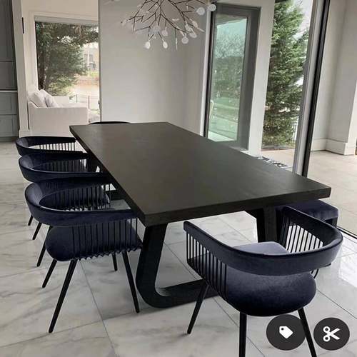 loft设计师办公桌实木餐桌大板桌简约覆古会议长条桌工作台洽谈桌