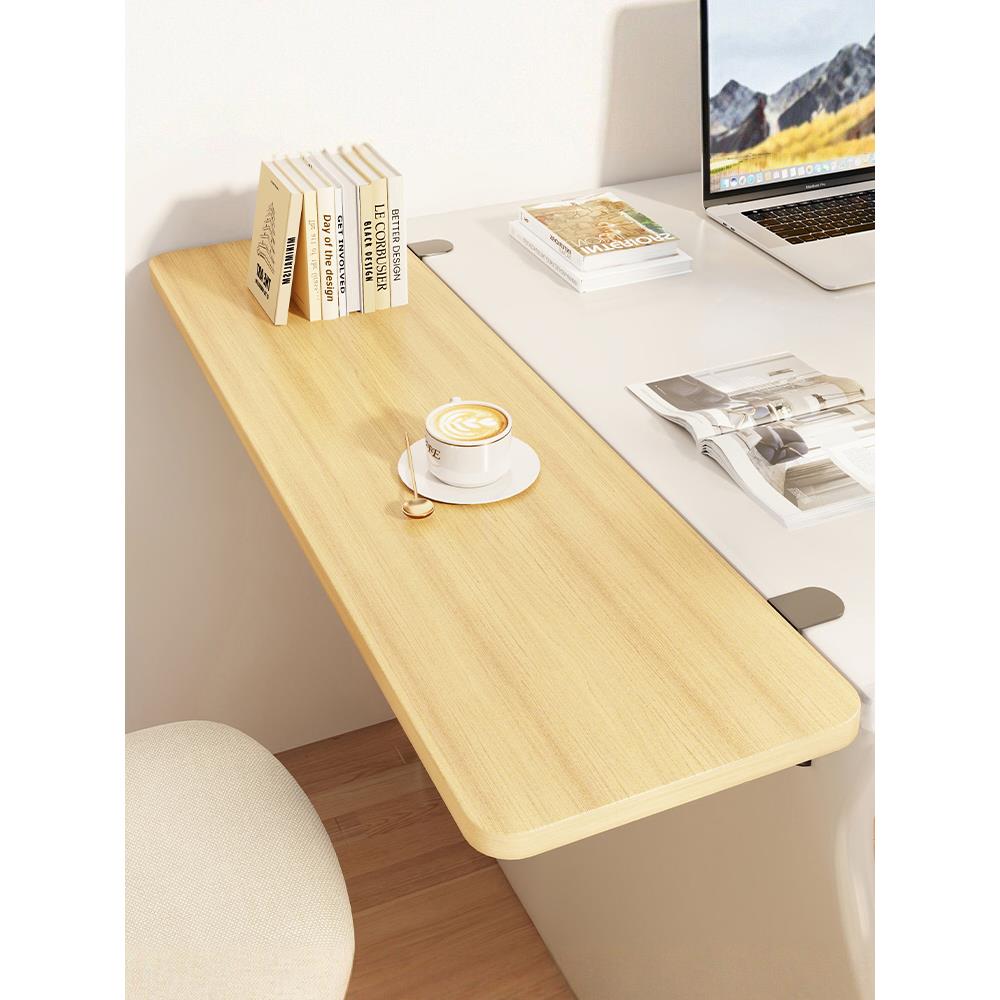 免打孔桌面延长板办公桌子扩展板电脑桌拓展延伸板可折叠书桌支架