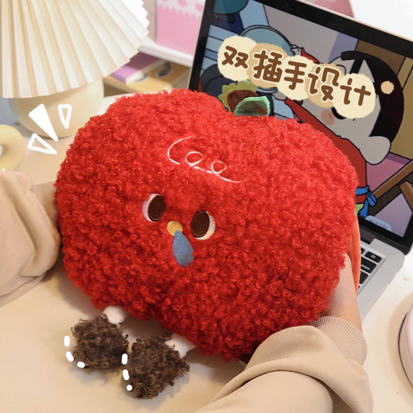 可插手电热水袋充电款防爆暖手宝宝电暖宝女生暖手袋毛绒暖水袋