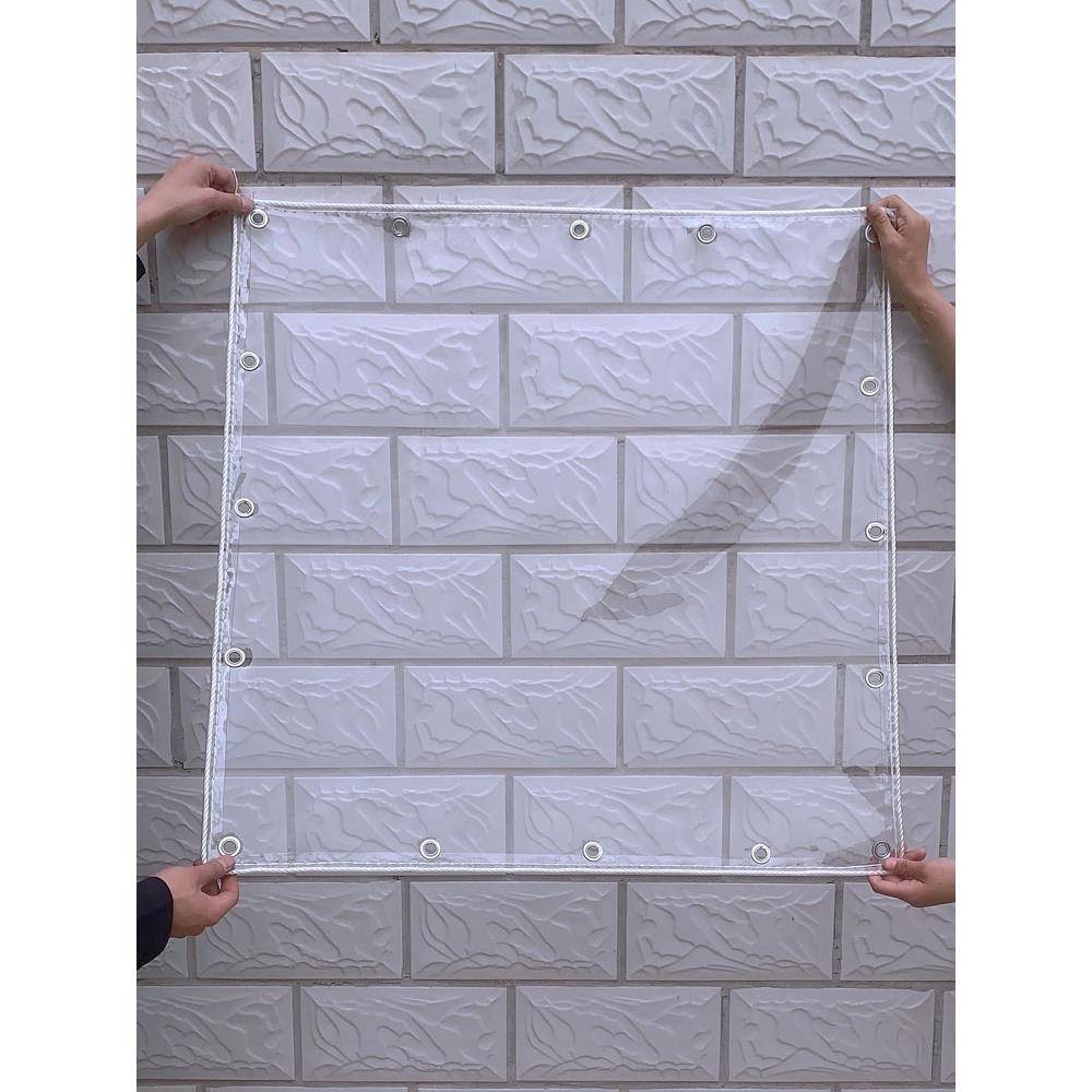 透明雨布防水布防雨布篷布PVC加厚阳台遮雨神器挡雨帘油布帆布