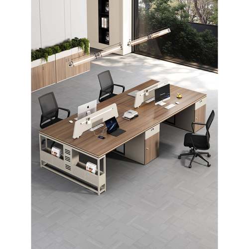 办公桌椅组合、简易办公桌、现代办公桌、屏风台、办公工作站、六