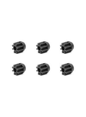 正品TAMIYA田宫四驱车配件 马达齿轮 8T碳化齿轮6个装 15453