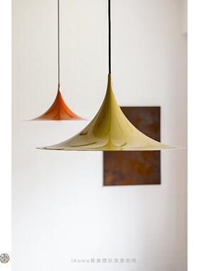 丹麦设计师semi餐厅吊灯简约现代创意个性艺术单头圆形喇叭吊灯