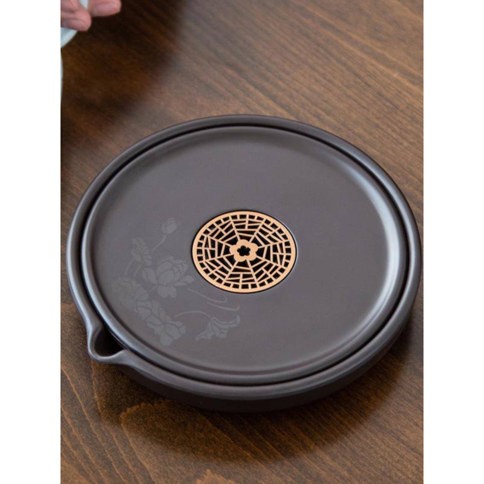 电木壶承干泡台底座茶杯垫养壶紫砂茶壶垫托架子茶具配件日式