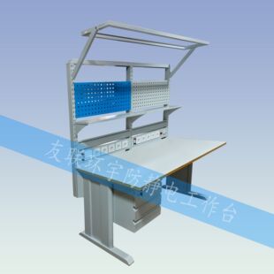 防静电工作台承接外贸款 简单 工作台订单配欧规电源插座模块安装