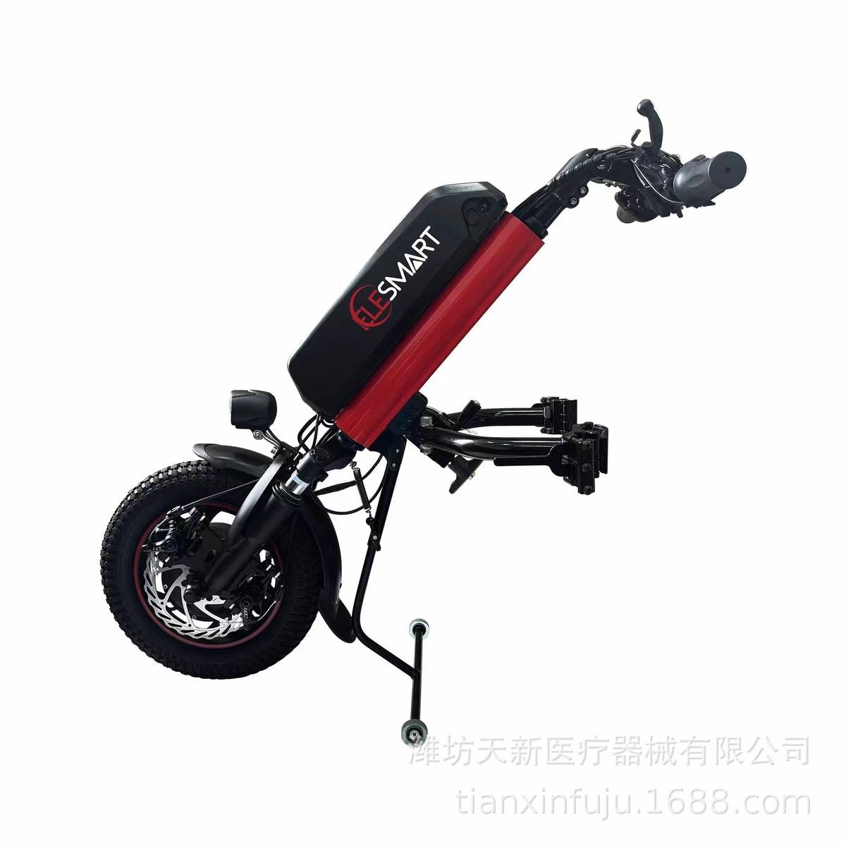 乐轮椅车头电动驱动头锂电超轻易携带手动运动轮椅牵引机头