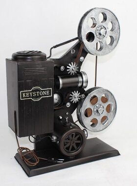 格嘉睿尔复古老式怀旧放映机模型摆件摄影道具装饰品咖啡馆摆设