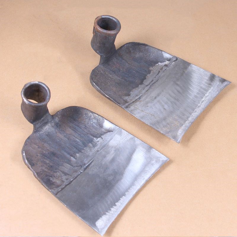 AIKEBO铁匠铺草刮锄头户外农具翻地开山除草O全钢种菜手工锻打锄