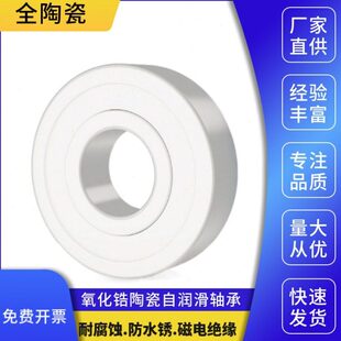 6005 氧化锆全陶瓷双面密封6000轴承6001 6004 6003 6006CE 6002