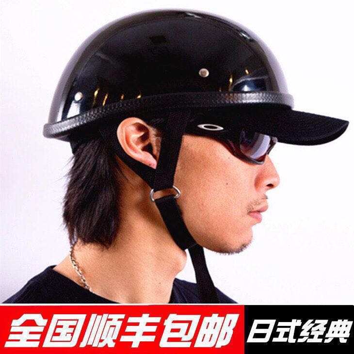 TT&CO混乱之子机车头盔哈雷复古瓜皮个性瓢盔电动车太子夏季半盔