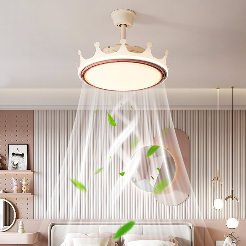 励昌无叶风扇灯2025年新款吊扇灯客厅餐厅风扇吊灯卧室无叶风扇灯