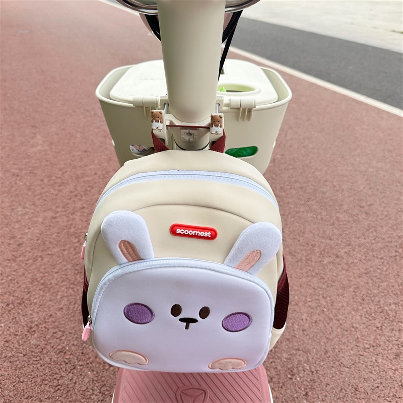 电动车书包挂钩电瓶自行车挂钩前置通用强力承重100斤可爱挂物钩