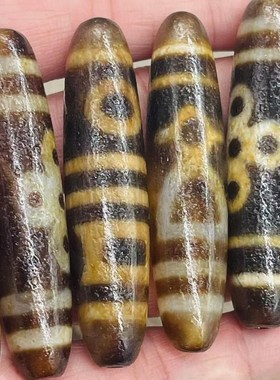 保真品西藏做旧天然玛瑙老天珠二五九眼单颗吊坠项坠男女颈坠配饰