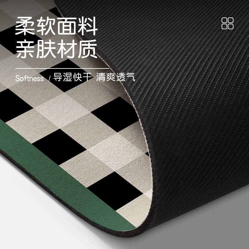 厨房台面沥水垫子碗盘干燥垫免洗吧台隔热垫卡通杯子硅藻泥吸水垫