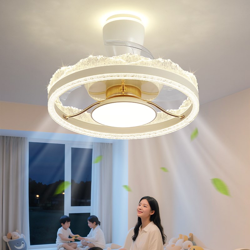 卧室吊灯电风扇一体灯具轻奢高级感简约现代主卧房间灯吊扇灯吊扇