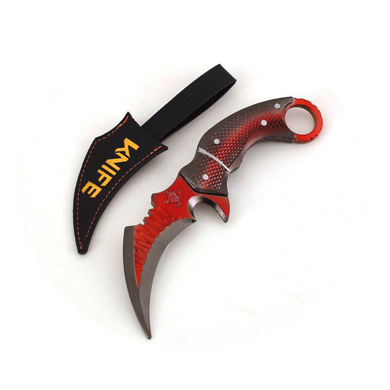 三角洲行动游戏周边赤枭爪刀金属武器模型合金兵器摆件未开刃17CM