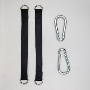 儿童秋千配件大全吊绳吊椅室内单杠膨胀螺丝室外秋千连接带悬挂扣