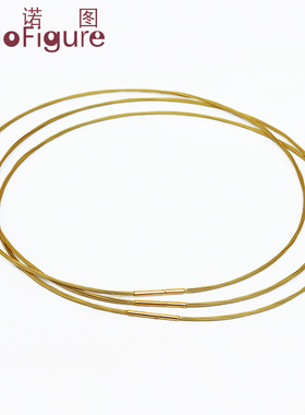 法诺图项链绳饰品吊坠绳挂绳男女款玉佩DIY串珠钢丝编织项圈绳子