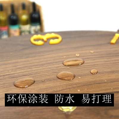 北欧黑胡桃木钟表现代简约挂钟客厅家用时尚轻奢实木纯铜时钟挂墙