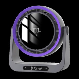 遥控厨房厕所壁挂空气循环小风扇usb充电办公室桌面学生宿舍台式