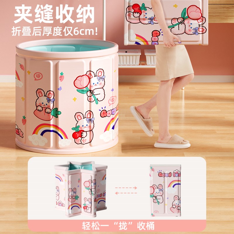 泡澡桶可折叠大人浴桶成人家用浴缸泡浴桶双人洗澡桶全身儿童