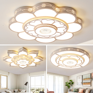 客厅主灯大尺寸花型简约大气led吸顶灯大户型超亮大灯灯饰自建房