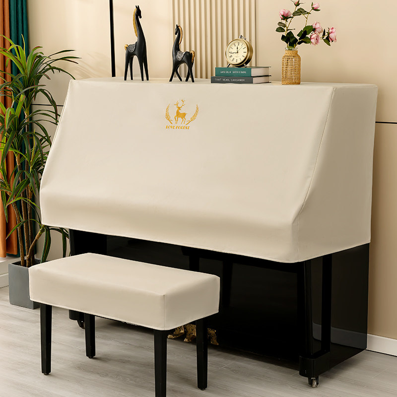 钢琴罩科技布现代防水全罩半罩轻奢高档钢琴套防尘高端琴布琴罩