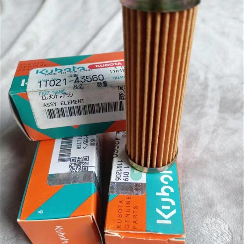 久保田D722柴油滤k芯J135 J108挖土机柴油滤芯13000TE发电机柴滤