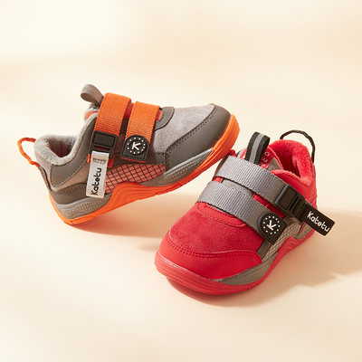 卡特兔学步鞋女宝宝软底棉鞋冬加绒童鞋婴儿鞋男S冬鞋婴儿鞋子加
