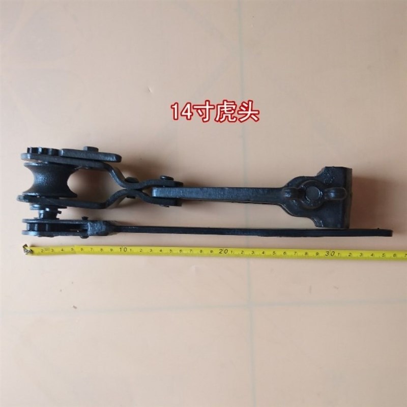 紧线钳子虎头紧线l器收紧器大棚手动钢丝绳拉线器曲尺式紧线器