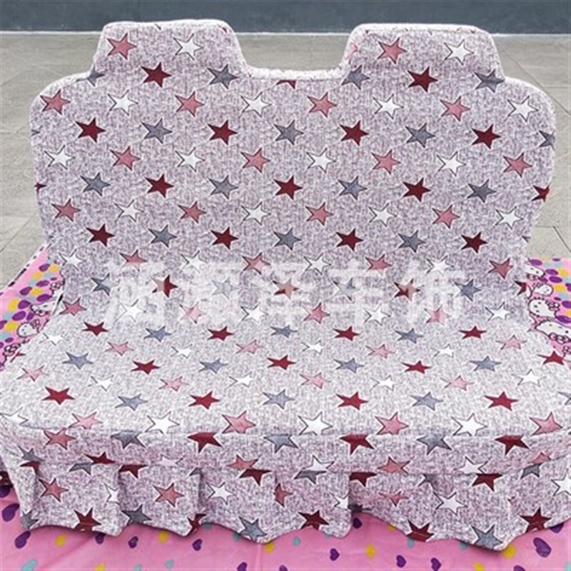 海宝盛昊电动三轮车座套坐垫座垫金彭四轮车坐套四季通用棉麻定做