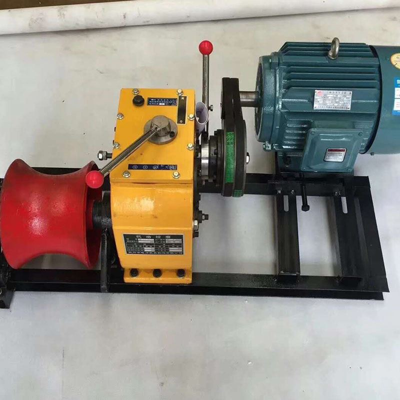 极速电缆输送机 3吨5吨8吨绞磨机 机动绞磨机 光缆W牵引机操作简