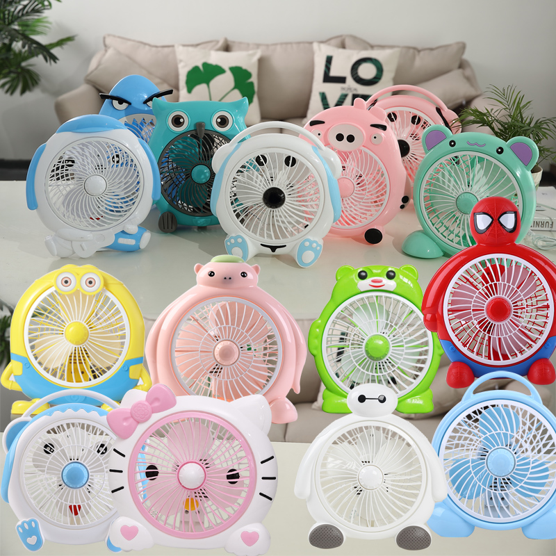 桌面小风扇宿舍小型台扇办公室学生台式转页扇迷你电扇电风扇家用