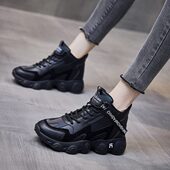 子四季 女女士轻便钢头工作鞋 时尚 四季 钢板 新款 加绒防砸女式 劳保鞋