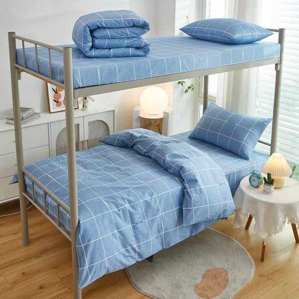 大学生床单被套三件套宿舍单人简约时尚寝室床上四件套3上下铺男,床上用品,学生床品套件,淘宝优惠券,粉丝福利购,淘宝优惠卷