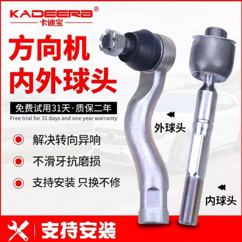 适配卡罗拉凯美瑞花冠威驰雷凌RAV4锐志汉兰达转向内外方向机球头