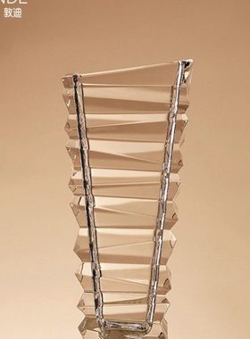 捷克原装进口DUENDE水晶玻璃花瓶摆件客厅插花高档奢华现代水培