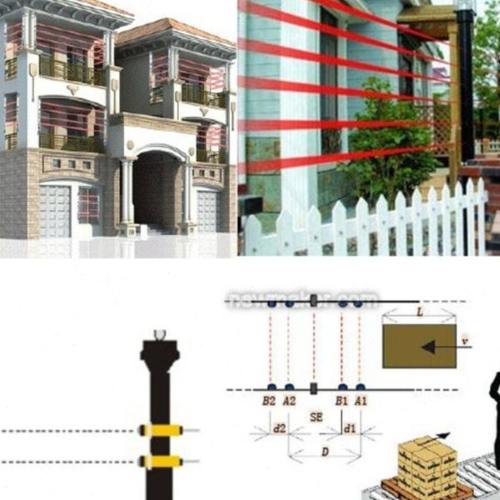 防水激光光电传感器可见光对射传感器激光对射光电开关DC10-30V