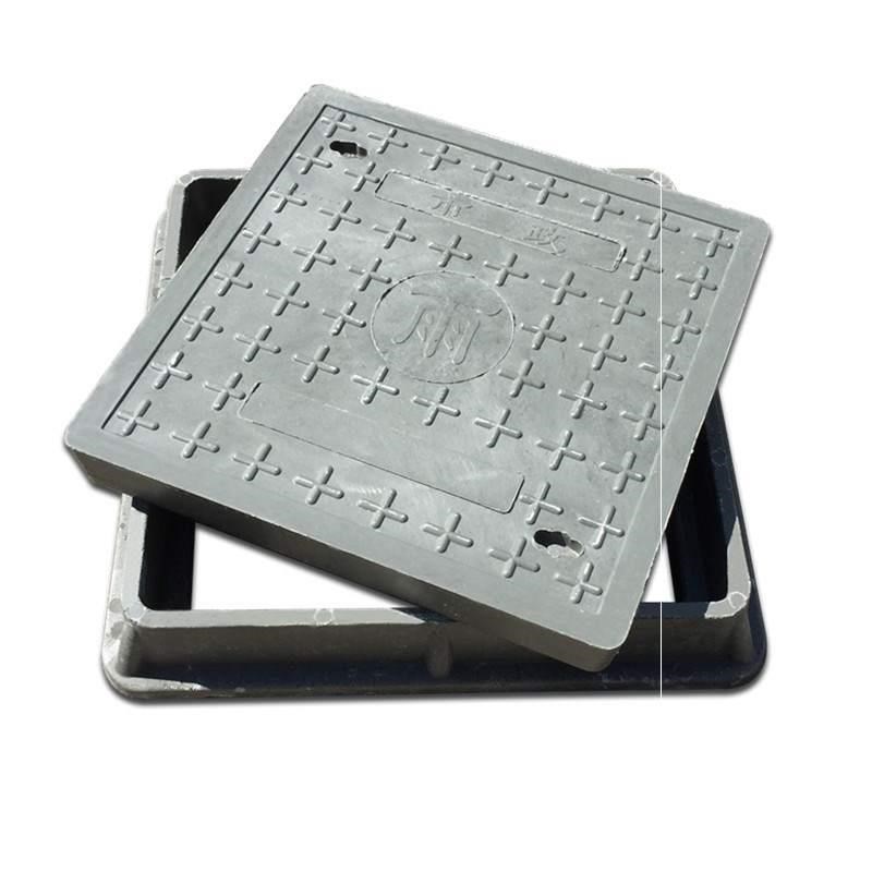 井盖方井污水雨i水复合树脂铸铁电力窨井盖下水道排水沟盖板方形
