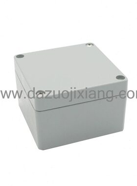 10-60铝接线外壳 防雨防尘 密封箱体 金属防水壳体 120x120x80mm