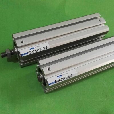 现货 薄型气缸SDAS/SDA32X110X120X130X140X150X160-S-B带磁外牙