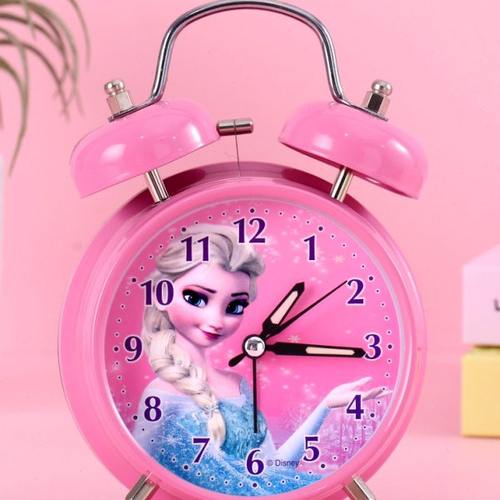 闹钟2023新款儿童女孩强力叫醒学生专用床头起床神器静音机械打铃