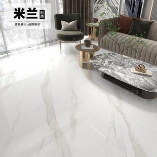 新鱼肚白900X1800大理石瓷砖别墅酒店客厅地砖背景墙砖密缝连纹
