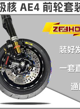 极核AE4SE九号小牛电摩专用直上前轮前面一套套装GFE PT 鲨王减震