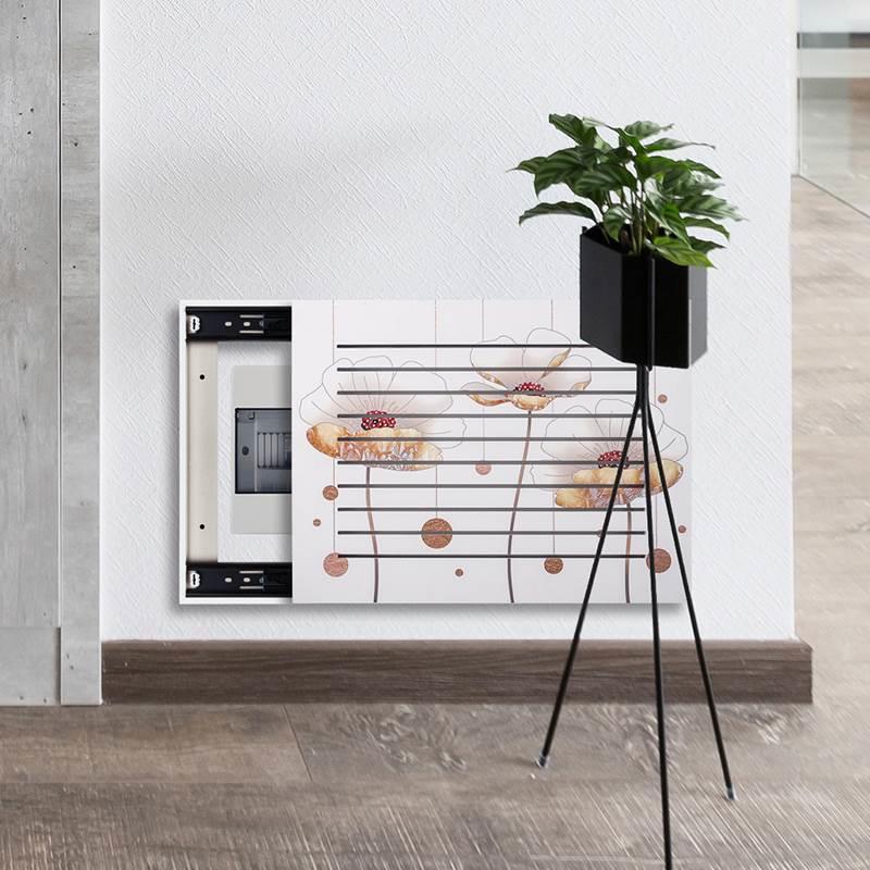 弱电箱装饰遮挡网线盒电表盒多媒体配电箱简约新中式电表箱装饰画